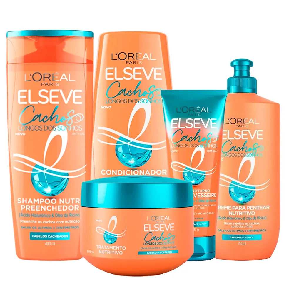 Kit Elseve Cachos Dos Sonhos - 5 Produtos