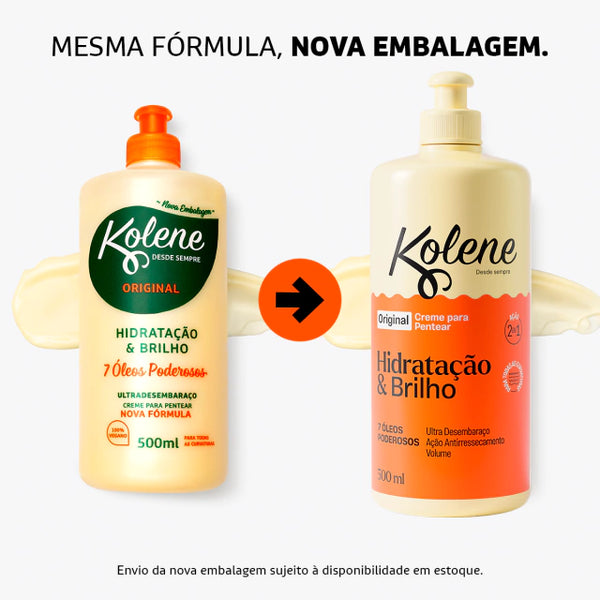 Creme para pentear Condicionador Kolene Original 500ml