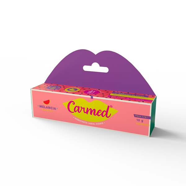 Carmed Hidratante Labial Melancia Lip Gloss 10g