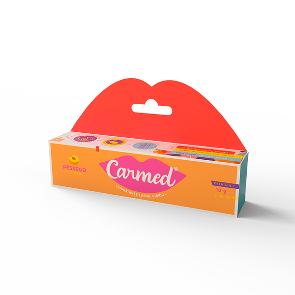Carmed Hidratante Labial Pêssego 10g
