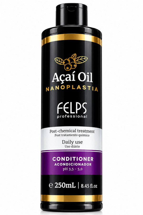 Açaí Oil Nanoplasty Felps Professional – Post-Chemical Treatment Conditioner 250ml