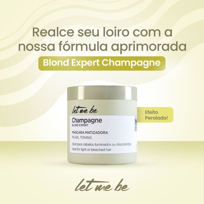 Máscara Champagne Blond Expert - Efeito pérolado - 500g