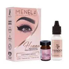 Henna Menela - 2,5g + Fixador - 15ml