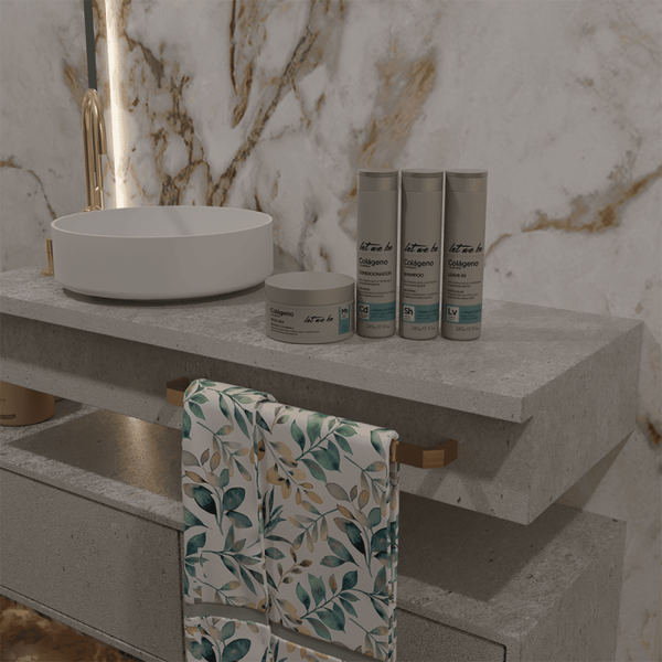 Kit Colágeno e Elastina | Shampoo + Condicionador + Leave-in + Máscara - 240ml