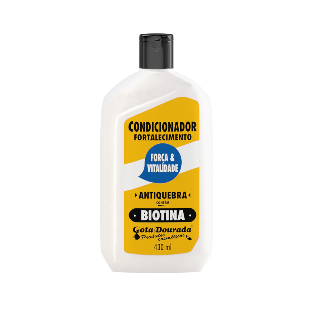 Biotin Conditioner Gota Dourada 430ml - Hair Without Breakage