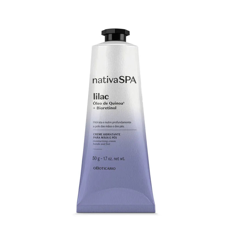 Creme Hidratante Para Mãos e Pés Nativa Spa Lilac 50g