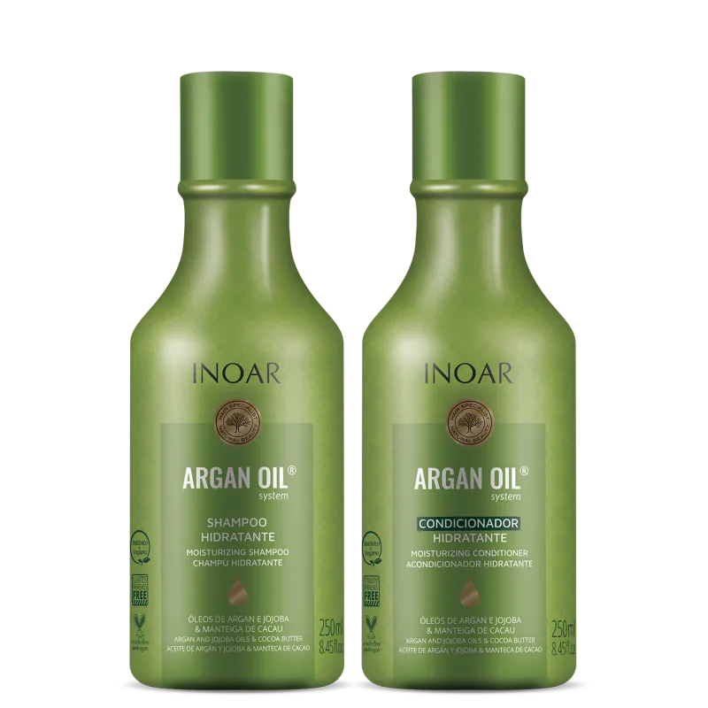 Kit Inoar Argan Oil System (Shampoo + Conditioner) - 250ml