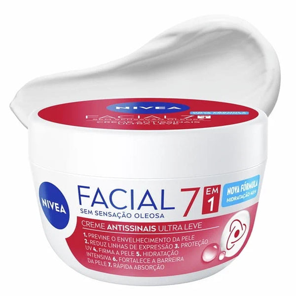 NIVEA 7-in-1 Ultra-Light Anti-Wrinkle Facial Cream 100g