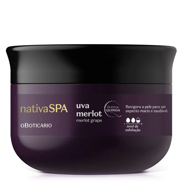 Esfoliante Corporal Nativa Spa Uva Merlot - 200g