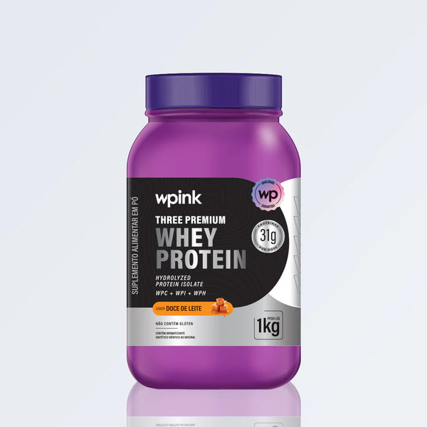 Three Premium Whey Protein Doce de Leite WP - 1kg