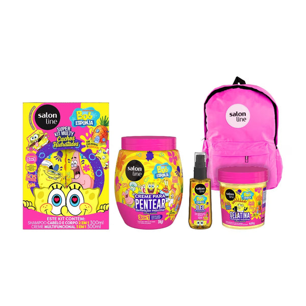 Gift Kit Bob Esponja SOS Curls Salon Line
