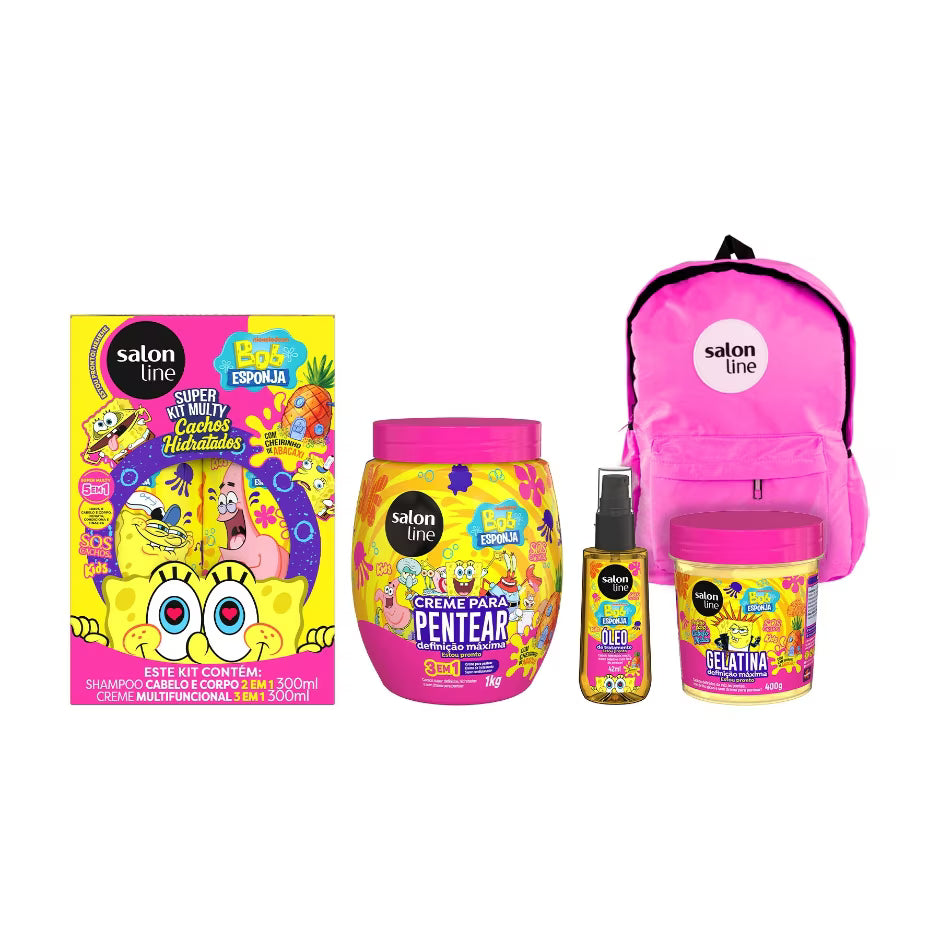 Gift Kit SpongeBob SOS Curls Salon Line