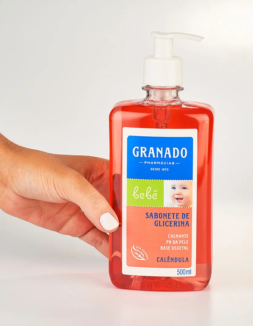 Sabonete Líquido de Glicerina Granado Bebê Calêndula - 500ml