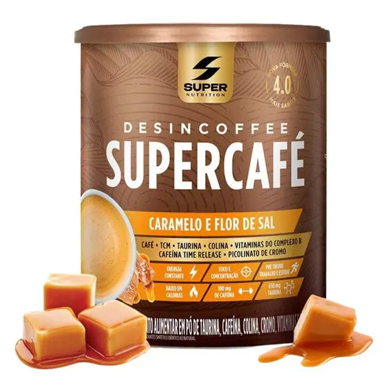 Lançamento Supercafé Desincoffee Caramel avec Fleur de Sel - 220G