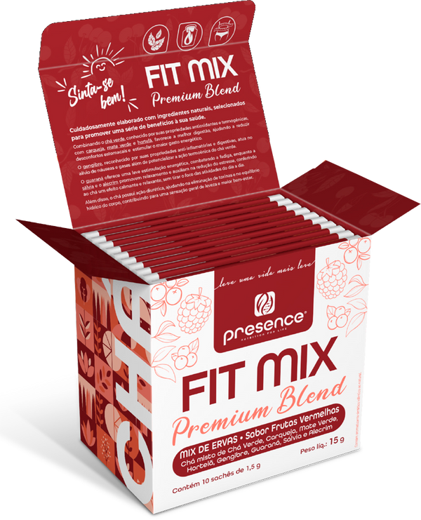 Fit Mix Tea with Red Fruit Flavor
