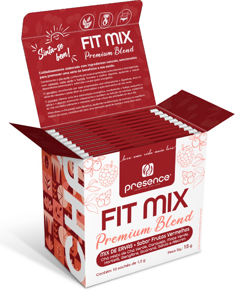 Fit Mix Tea with Red Fruit Flavor