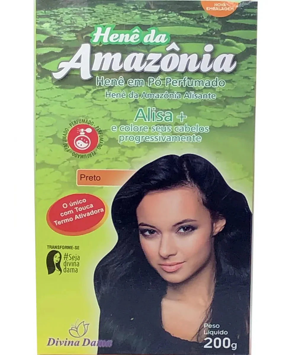 Amazon Henê Black  Powder - 200g