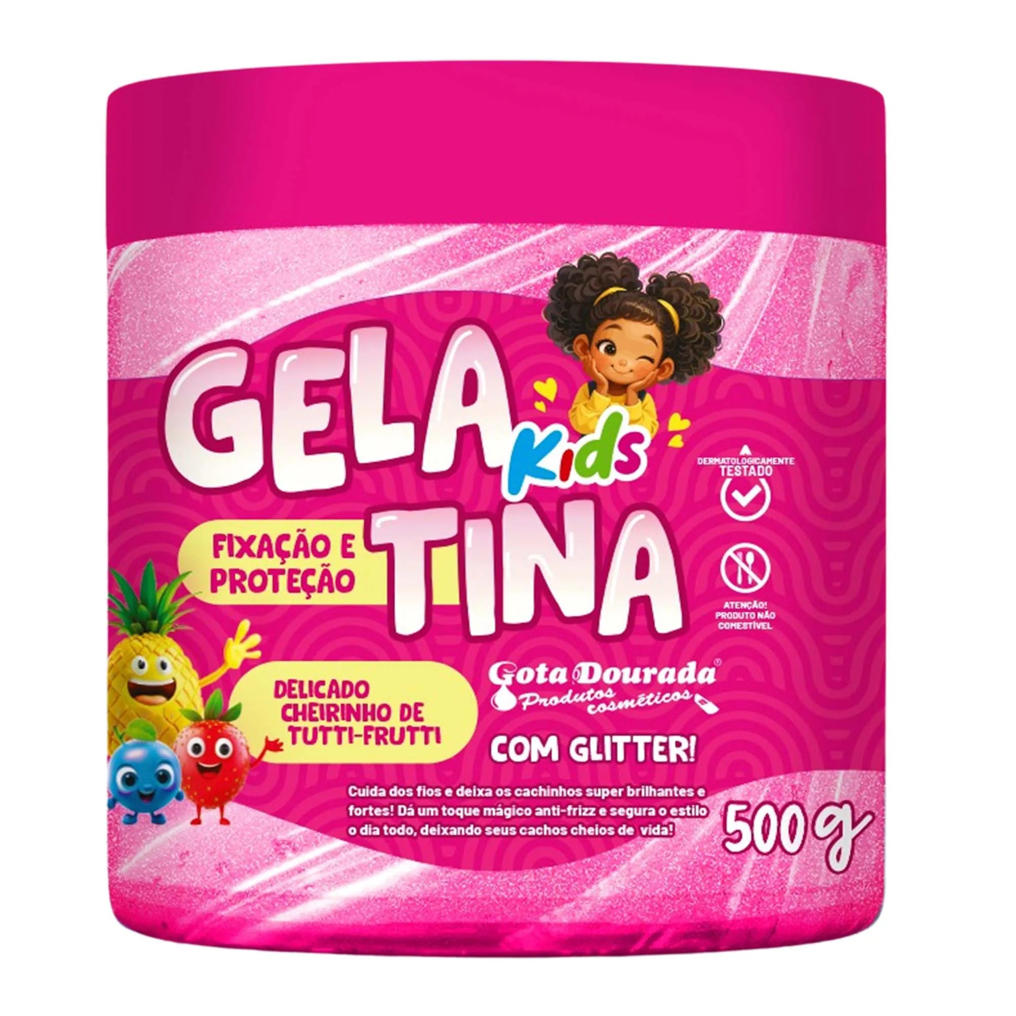 All Fruit Kids Hair Gel Gota Dourada 500g