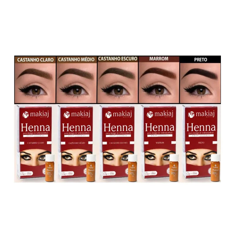 Henna Henafix Para Tingir Sobrancelhas Profissional