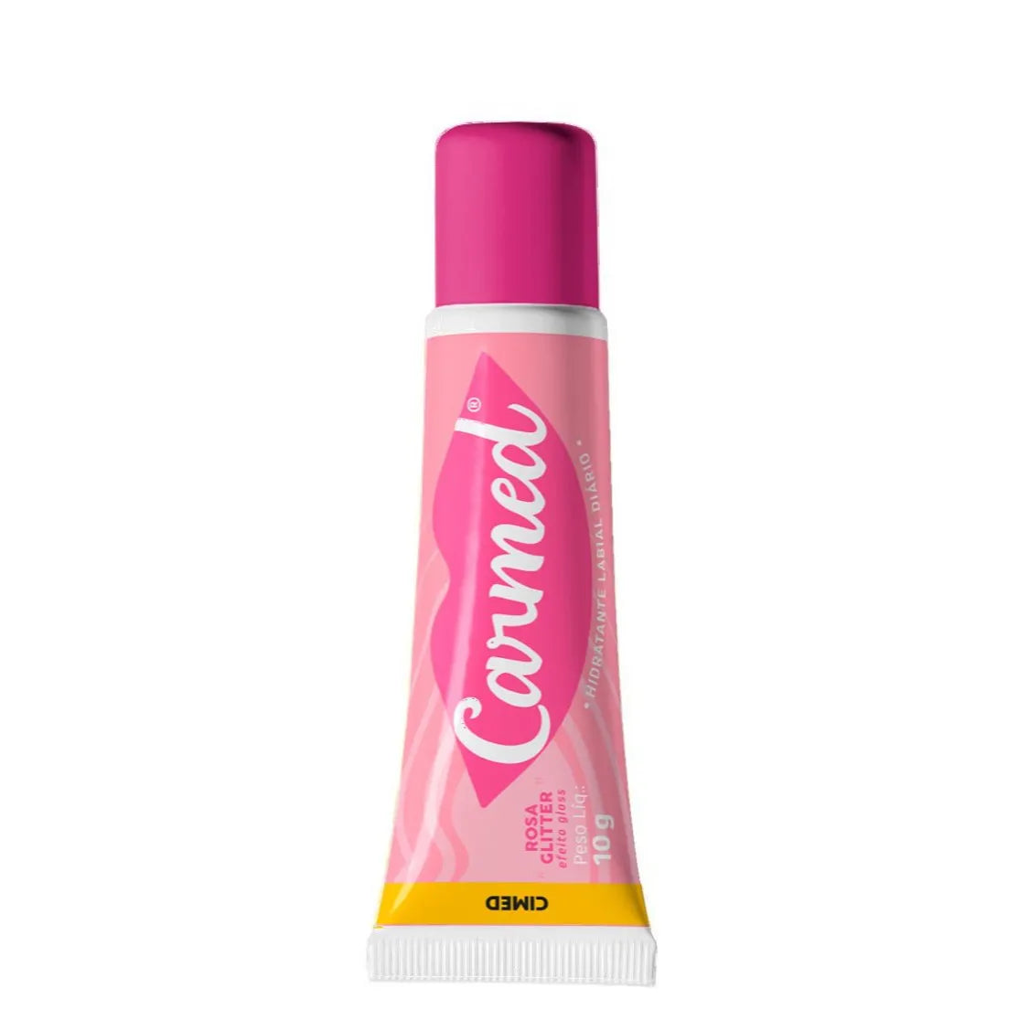 Hidratante Labial Carmed BFF Rosa Glitter Efeito Gloss 10g Carmed 10g