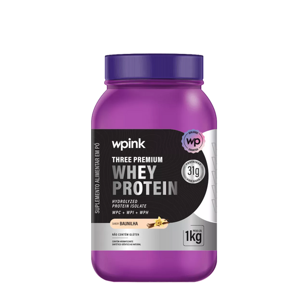 Three Premium Whey Protein Baunilha WP – 1kg