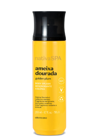 Body Splash Nativa Spa Ameixa Dourada - 200ml