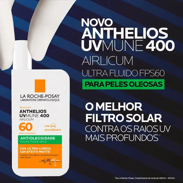 Anthelios Uvmune Airlicium 400 Alta Proteção Fps60 (spf50+)