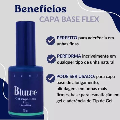 Bluwe Capa Base Flex Natural Pink - 10ml