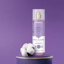 Body Splash Cuide-se Bem Rosa e Algodão, 200ml