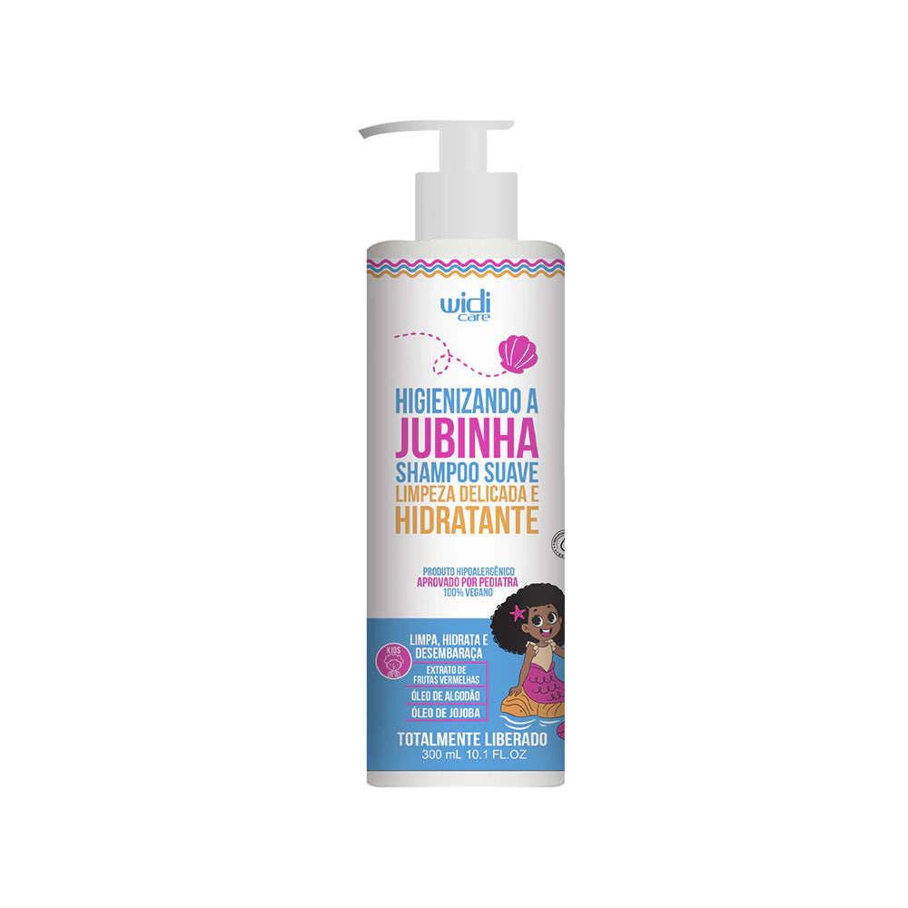 Shampoo Higienizando A Jubinha Suave Limpeza Delicada E Hidratante 300ml