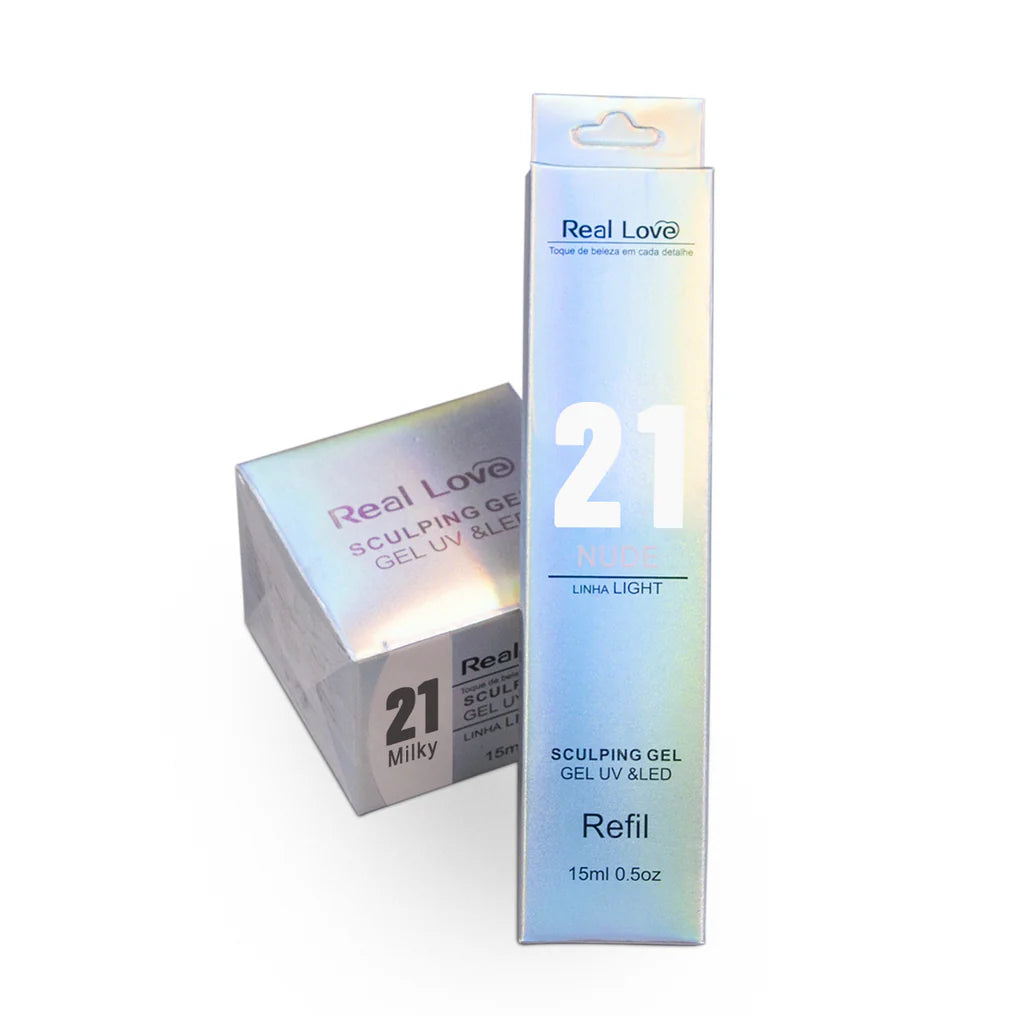 Kit Especial Gel de Alongamento para Unhas - Linha Light -15ml + Refil 15ml