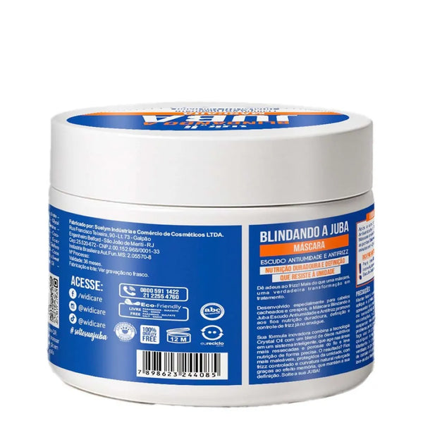 Hair Mask Shielding the Mane, Anti-humidity and Anti-frizz Shield 300g - Widi Care