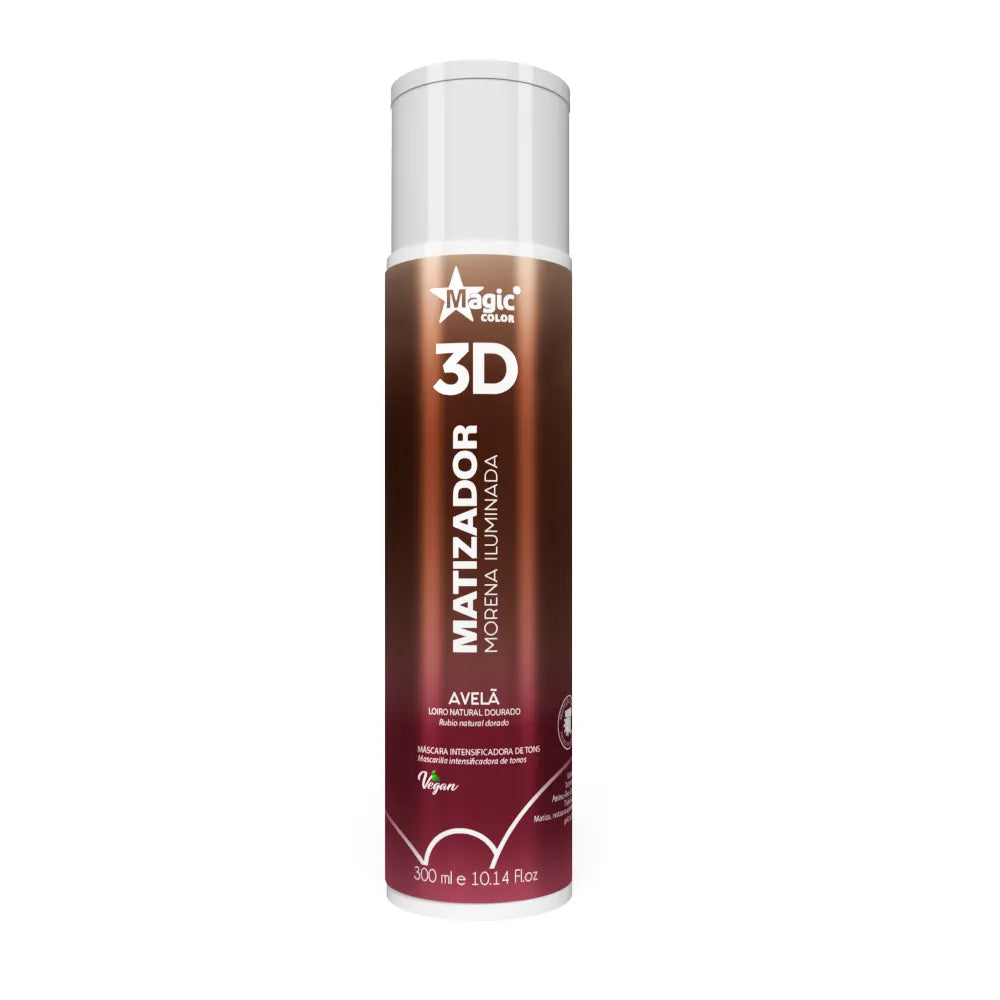Matizador 3d Morena Iluminada Avelã - 300ml