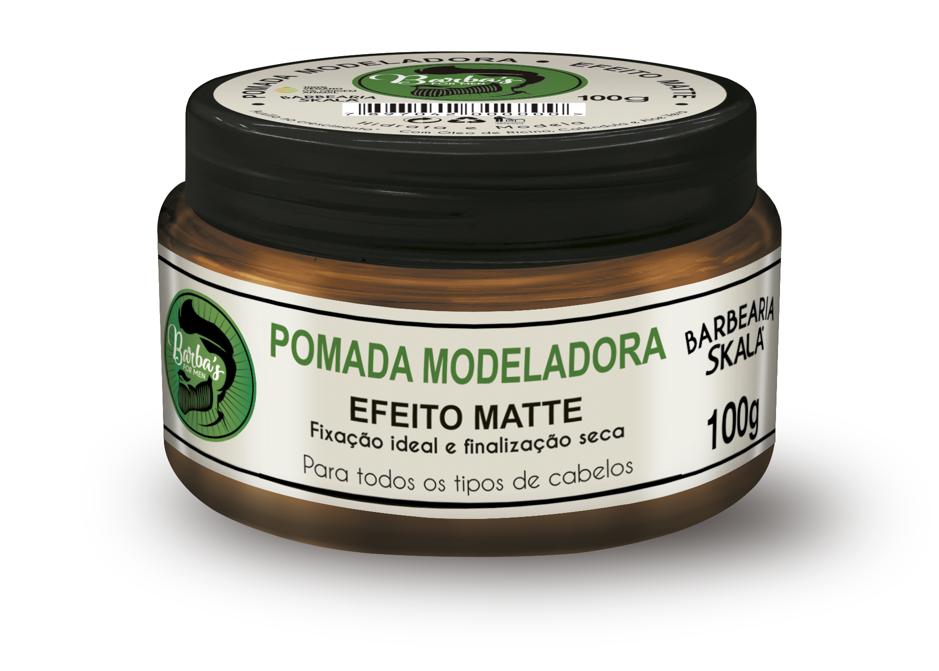 BARBA POMADA MODELADORA 100g