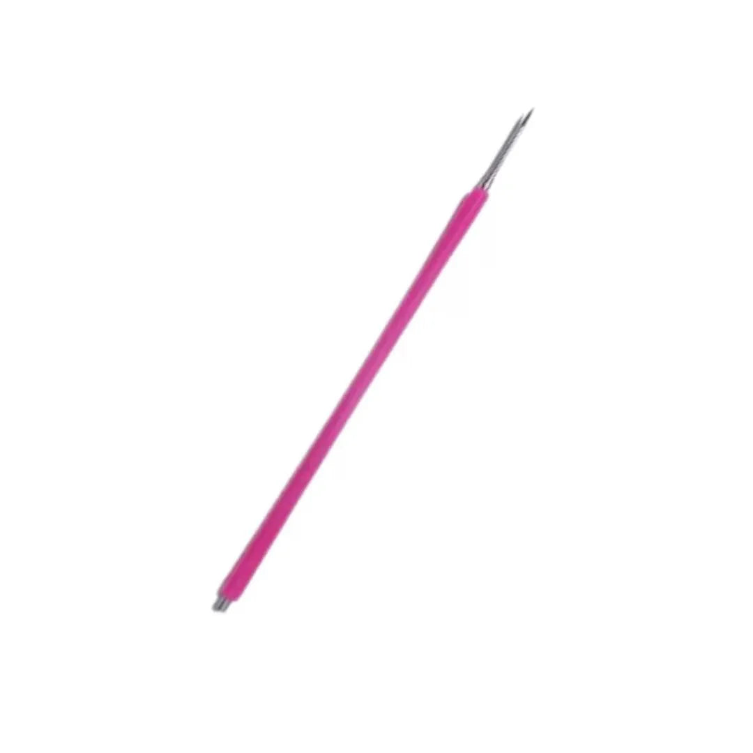 Stainless Steel Corer with Pink Silicone Isis Cutlery