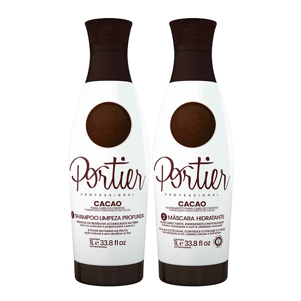 PORTIER CACAO - KIT DUO 1L (2 PRODUTOS)