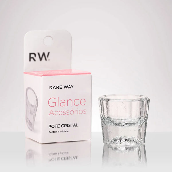 Glance Crystallized Glass Jar Rare Way Accessories