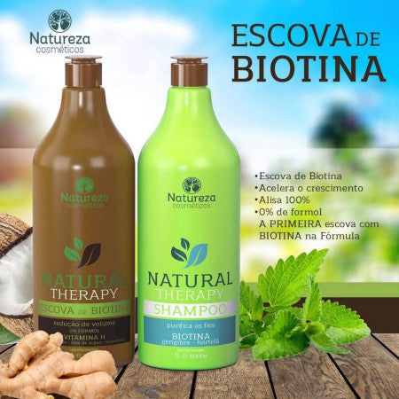 Biotin Progressive Brush Natural Therapy - 2 x 1L