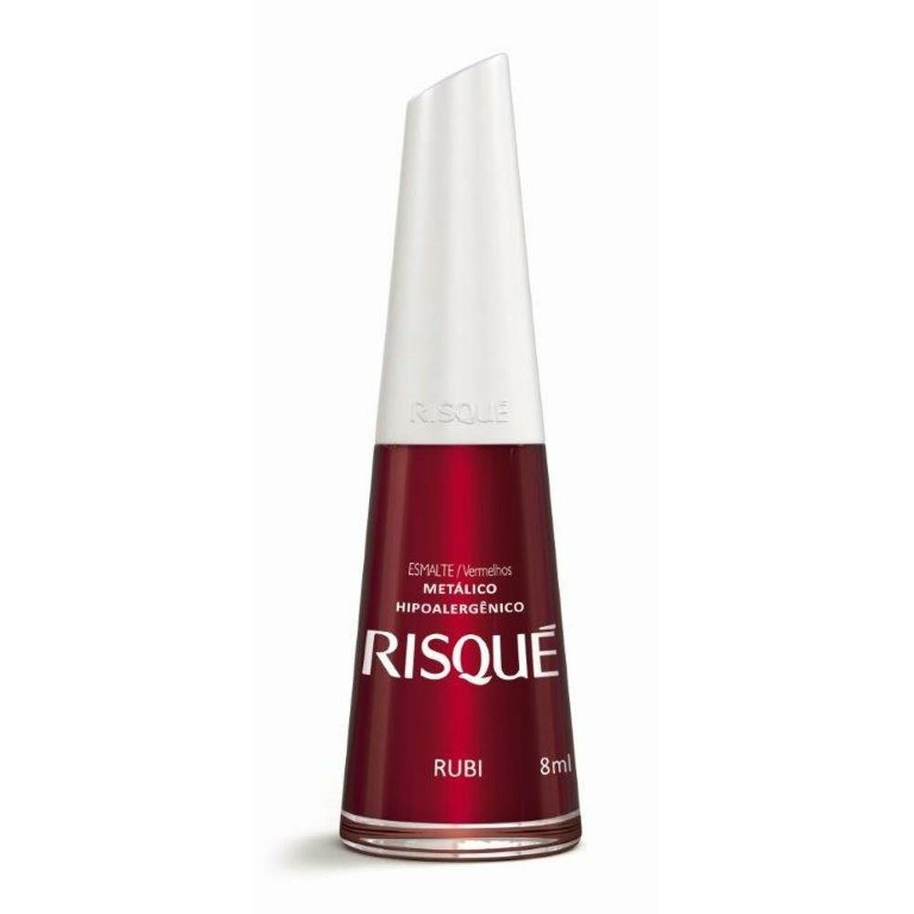 Nail Polish Risqué Rubi Metálico - 8ml