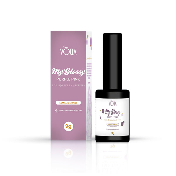 Volia Esmalte Em Gel My Glossy Purple Pink 9g