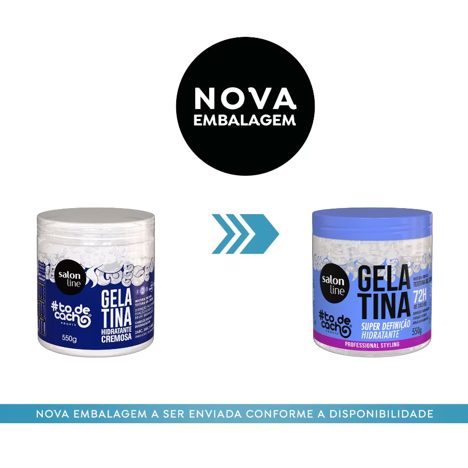 Gelatina #todecacho Super Definição Hidratante - 550g