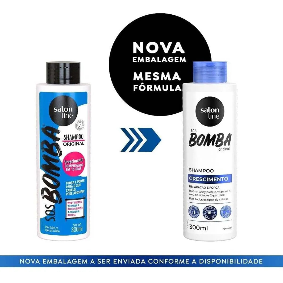 SOS Bomba Shampoo 300ml