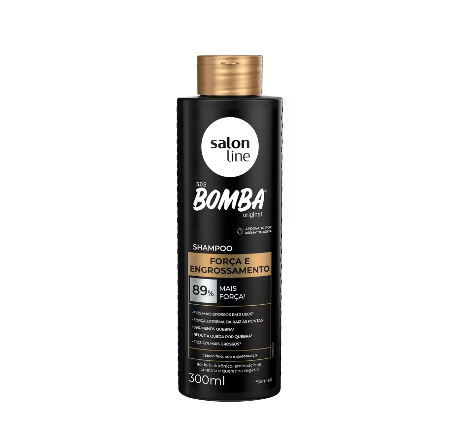 Shampoo SOS Bomba Força e Engrossamento - 300ml