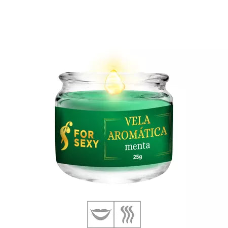 VELA AROMÁTICA BEIJÁVEL FOR SEXY 25G (ST849) - MENTA