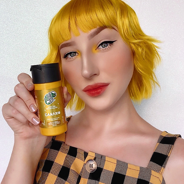 Kamaleão Color Pigmenting Mask Canário - 100ml