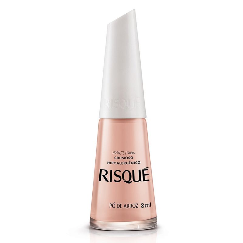 Esmalte Risqué Cremoso Pó De Arroz 8ml