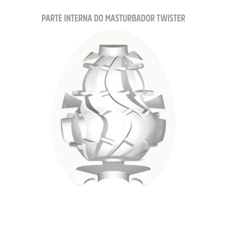 Magical Kiss Egg Masturbator - Twister