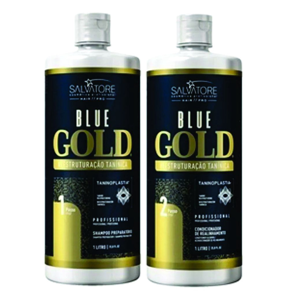Salvatore Blue Gold Progressive sans formaldéhyde kit 2x1000 ml.