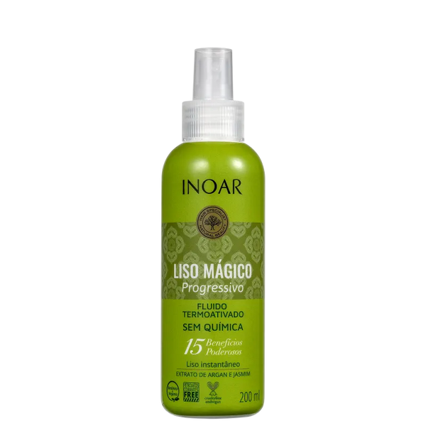 Inoar Liso Mágico Fluído Progressivo - Protetor Termoativo 200ml