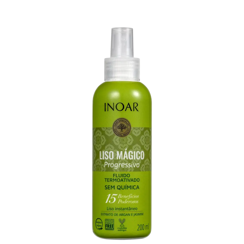 Inoar Liso Mágico Fluído Progressivo - Protetor Termoativo 200ml